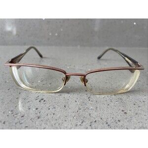 Catherine Deneuve Eyeglasses Frames ONLY PL Plum Rectangle Half Rim 51-18-135